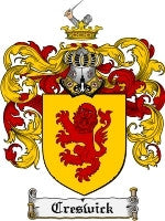 Creswick coat of arms family crest download