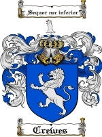 Crewes coat of arms family crest download