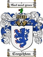 Creychton coat of arms family crest download