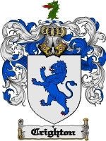 Crighton coat of arms family crest download