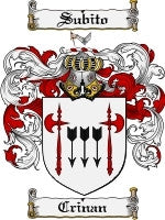 Crinan coat of arms family crest download