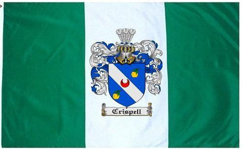 Crispell family crest coat of arms flag