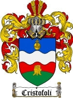 Cristofoli coat of arms family crest download