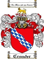 Croader coat of arms family crest download