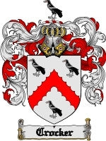 Crocker coat of arms family crest download
