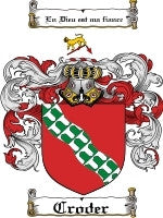 Croder coat of arms family crest download