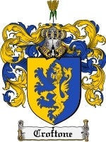Croftone coat of arms family crest download