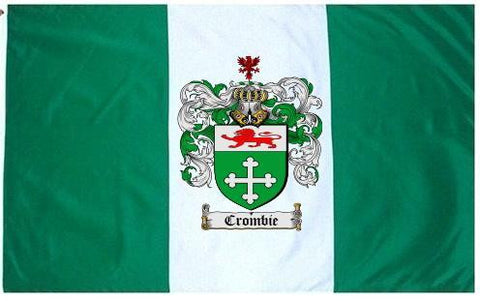Crombie family crest coat of arms flag