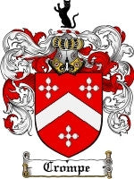 Crompe coat of arms family crest download