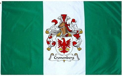 Cronenberg family crest coat of arms flag