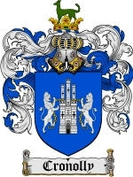 Cronolly coat of arms family crest download
