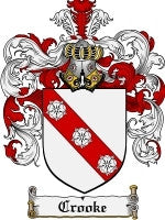Crooke coat of arms family crest download