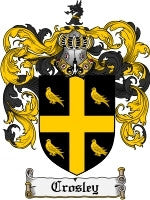 Crosley coat of arms family crest download