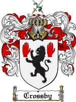 Crossby coat of arms family crest download