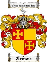 Crosse coat of arms family crest download