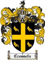 Crosselie coat of arms family crest download