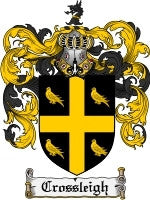 Crossleigh coat of arms family crest download