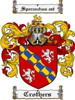 Crothers coat of arms family crest download