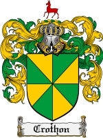 Crothon coat of arms family crest download