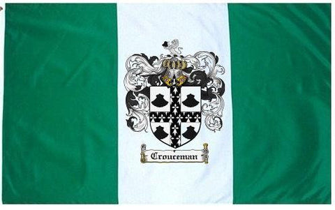 Crouceman family crest coat of arms flag