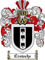 Crowche coat of arms family crest download