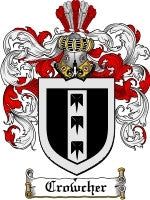 Crowcher coat of arms family crest download