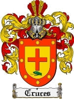Cruces coat of arms family crest download