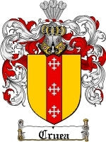 Cruea family crest coat of arms emailed to you within 24 hours – Family ...