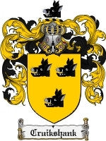 Cruikshank coat of arms family crest download