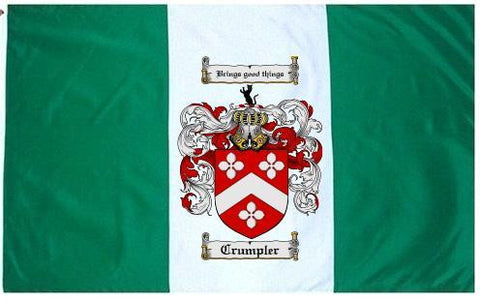 Crumpler family crest coat of arms flag