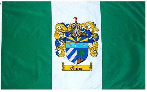 Cuba family crest coat of arms flag