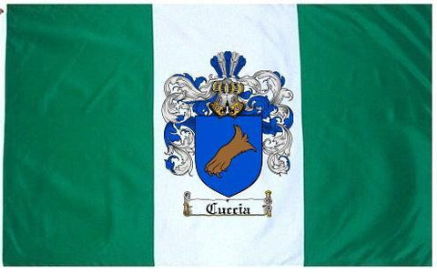Cuccia family crest coat of arms flag