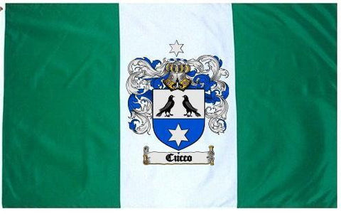 Cucco family crest coat of arms flag