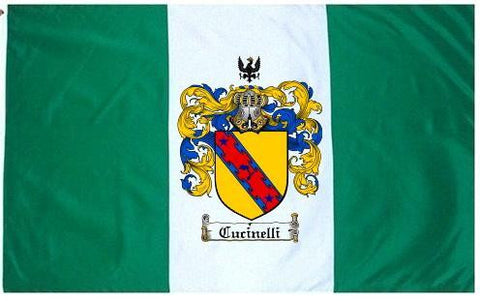 Cucinelli family crest coat of arms flag