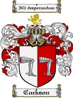 Cuckson coat of arms family crest download