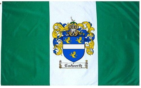 Cudworth family crest coat of arms flag