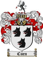 Cuen coat of arms family crest download