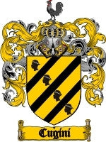 Cugini coat of arms family crest download