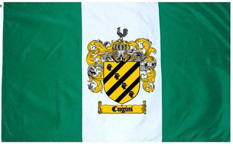Cugini family crest coat of arms flag