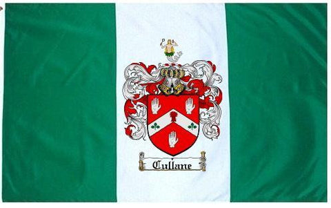 Cullane family crest coat of arms flag