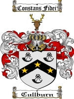 Cullburn coat of arms family crest download