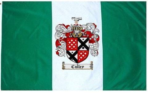 Culley family crest coat of arms flag