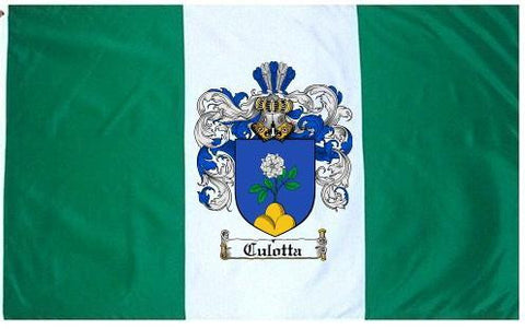 Culotta family crest coat of arms flag