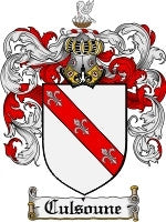 Culsoune coat of arms family crest download