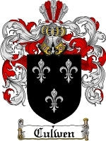 Culwen coat of arms family crest download