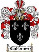 Culwenne coat of arms family crest download