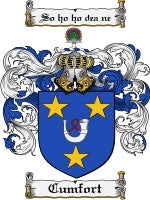 Cumfort coat of arms family crest download