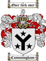 Cummingham coat of arms family crest download