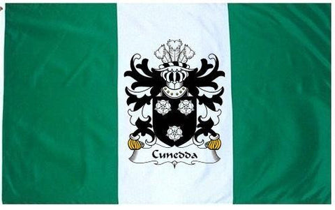 Cunedda family crest coat of arms flag