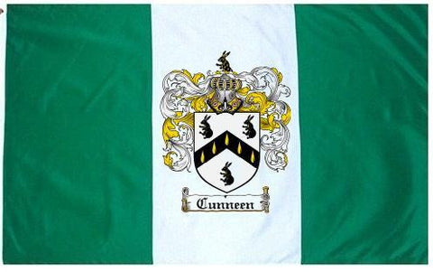 Cunneen family crest coat of arms flag